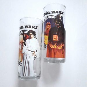 Star Wars Drinking Glasses Set of Two